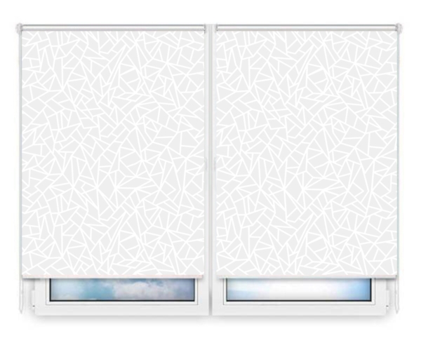 Рулонные шторы Мини Кастелло белый цена. Купить в «Мастерская Жалюзи»
